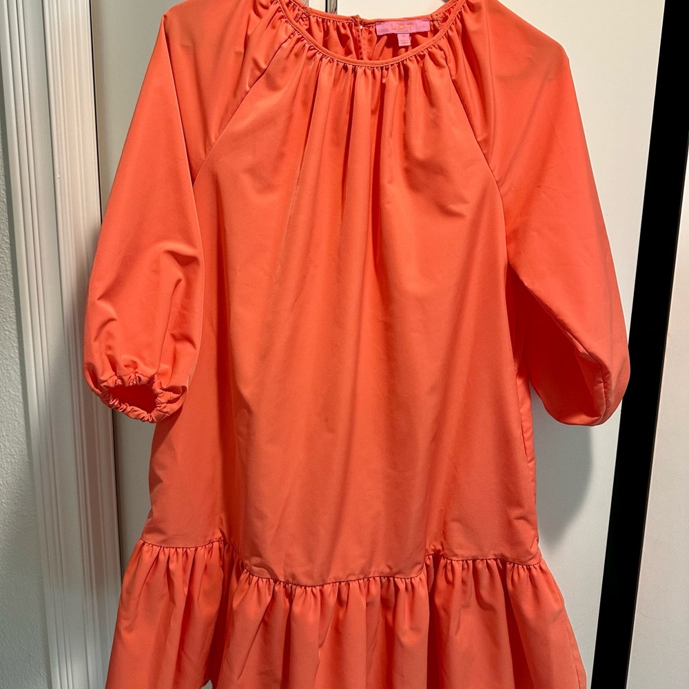 Vibrant LDT Orange Dress